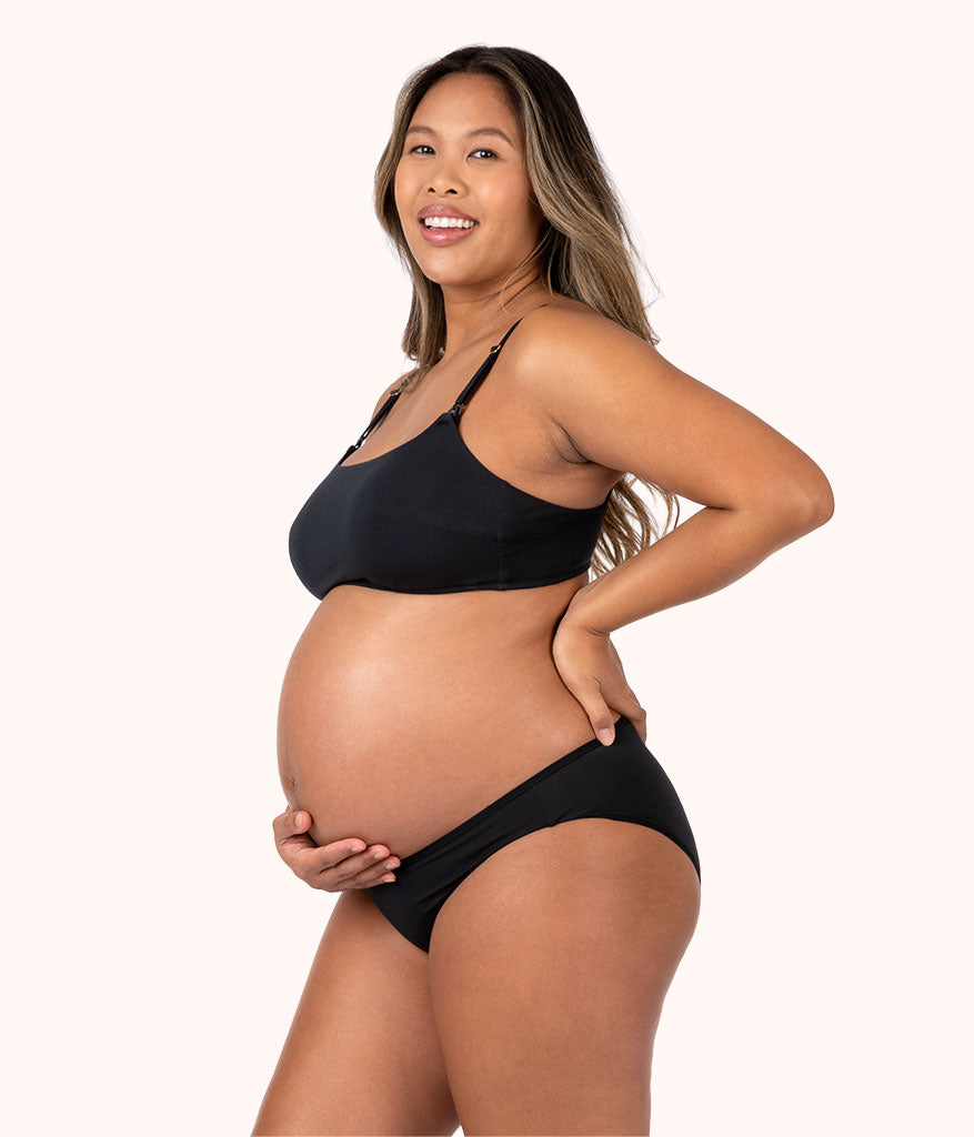 The All-Day Nursing Bralette | Jet Black