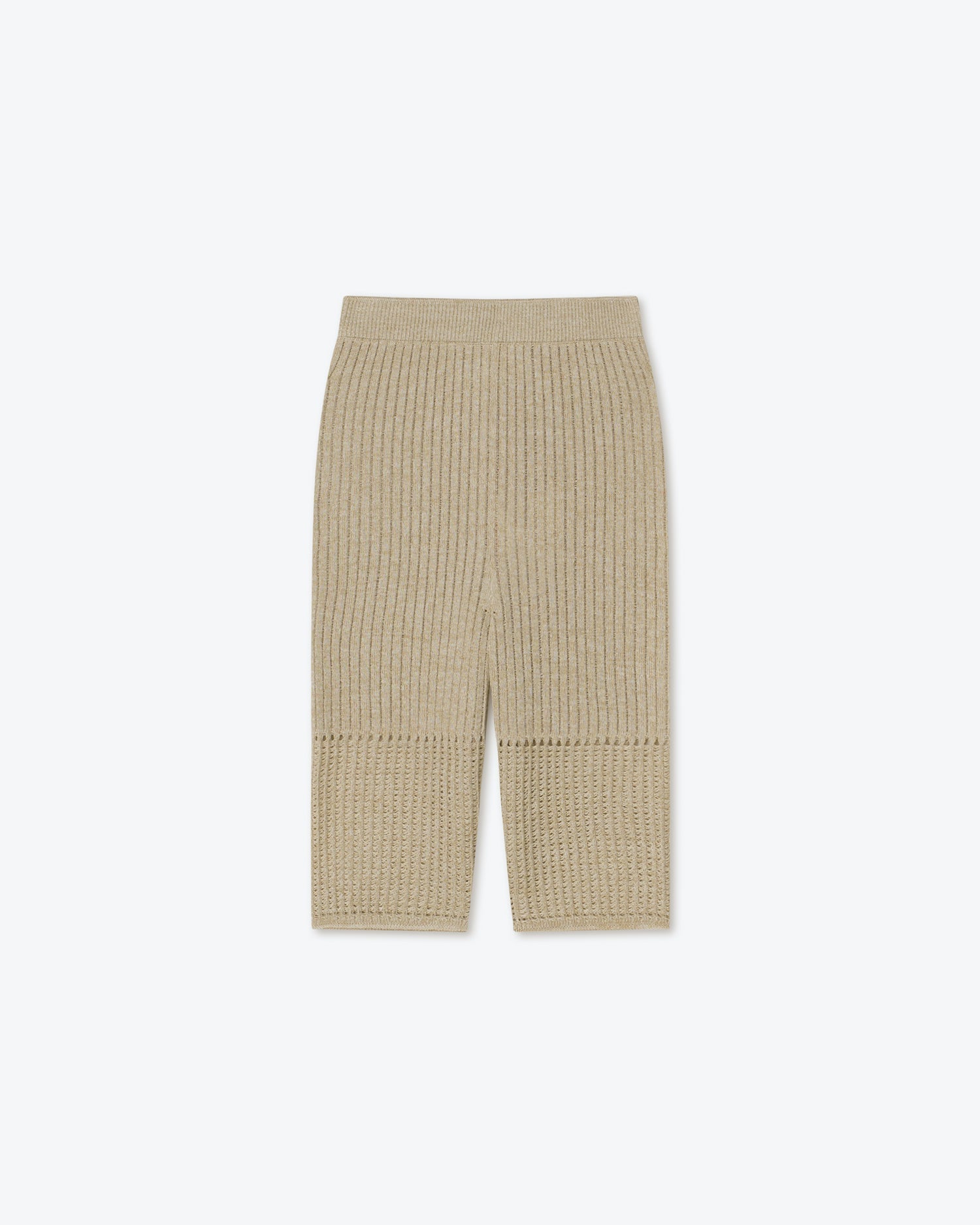 Womens | Jessa Ribbed-Knit Shorts | Creme