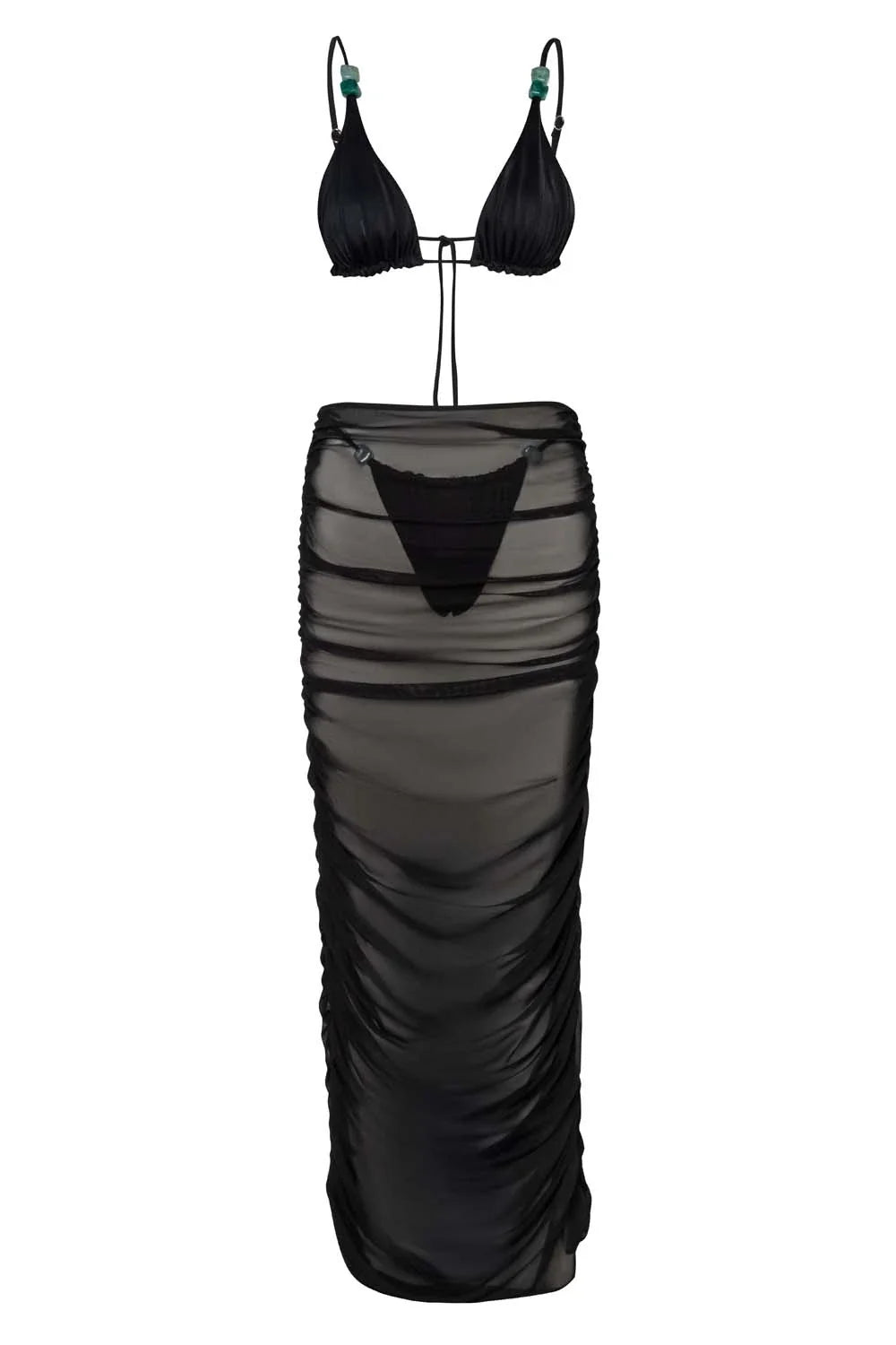 Bahia Maxi Pareo | Black