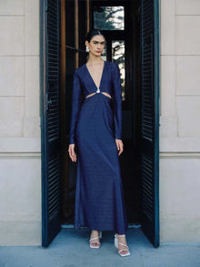 Manola Maxi Dress | Deep Blue