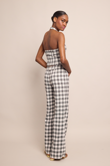 Mayflower Pants | Black Ivory Boucle Grid