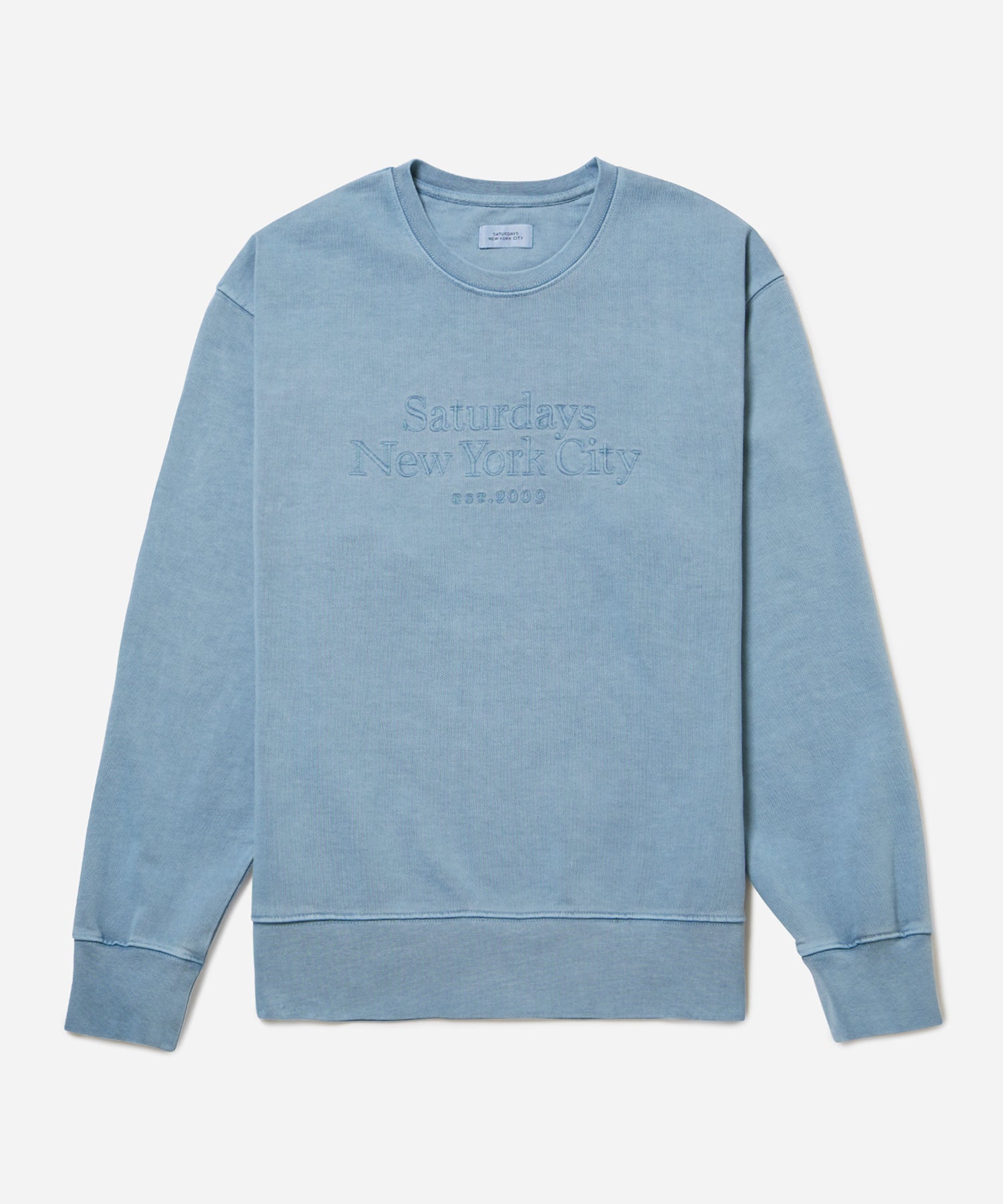 Coronet Blue | Bowery Pigment Dyed Crew