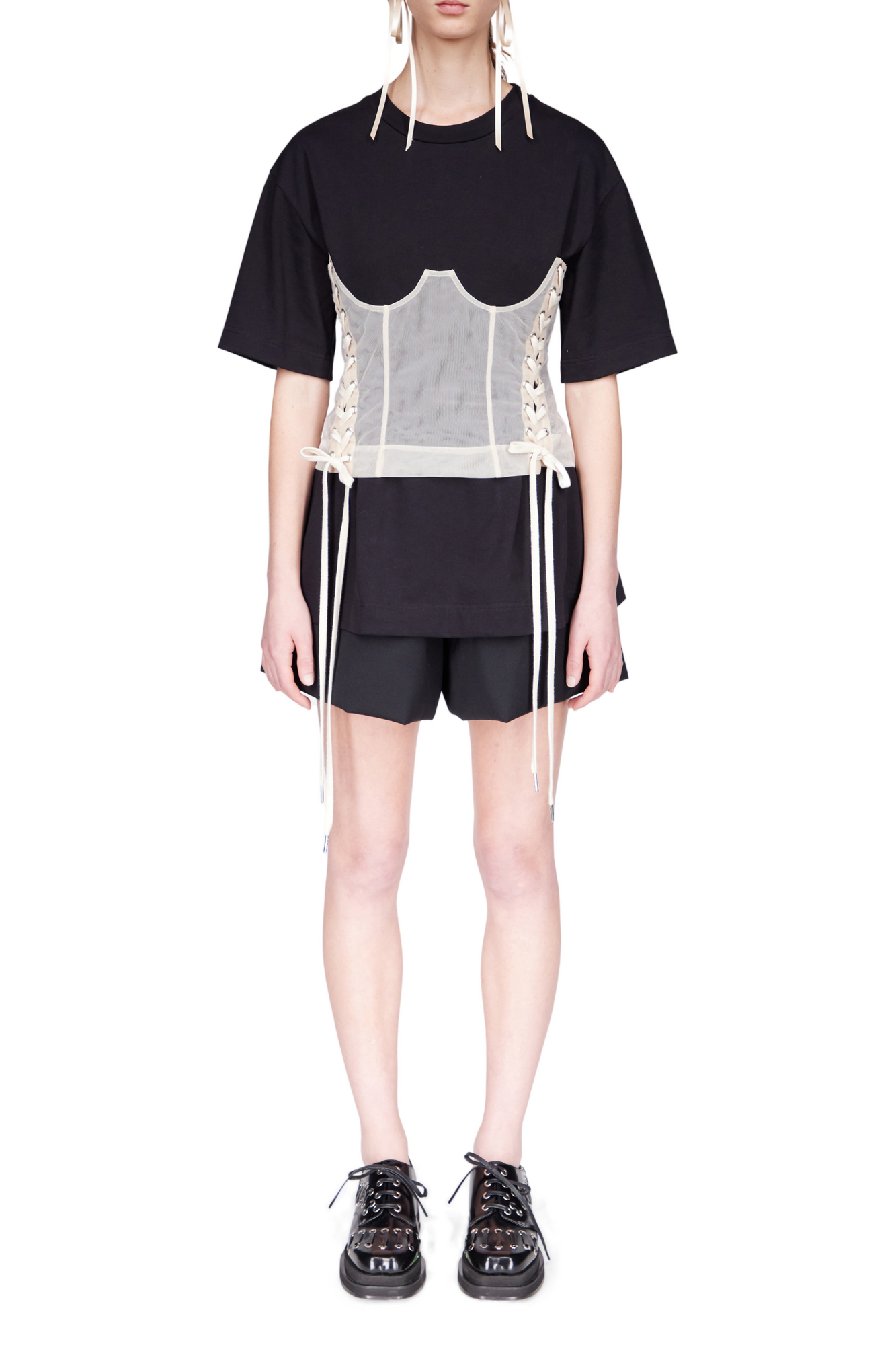 SIMONE ROCHA Boxy Corset Tee