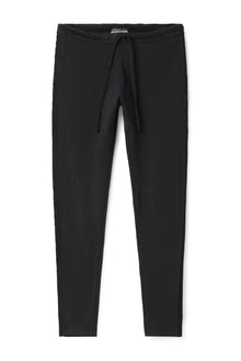 Women | Vintage Side Stripe Drawstring Legging | Black