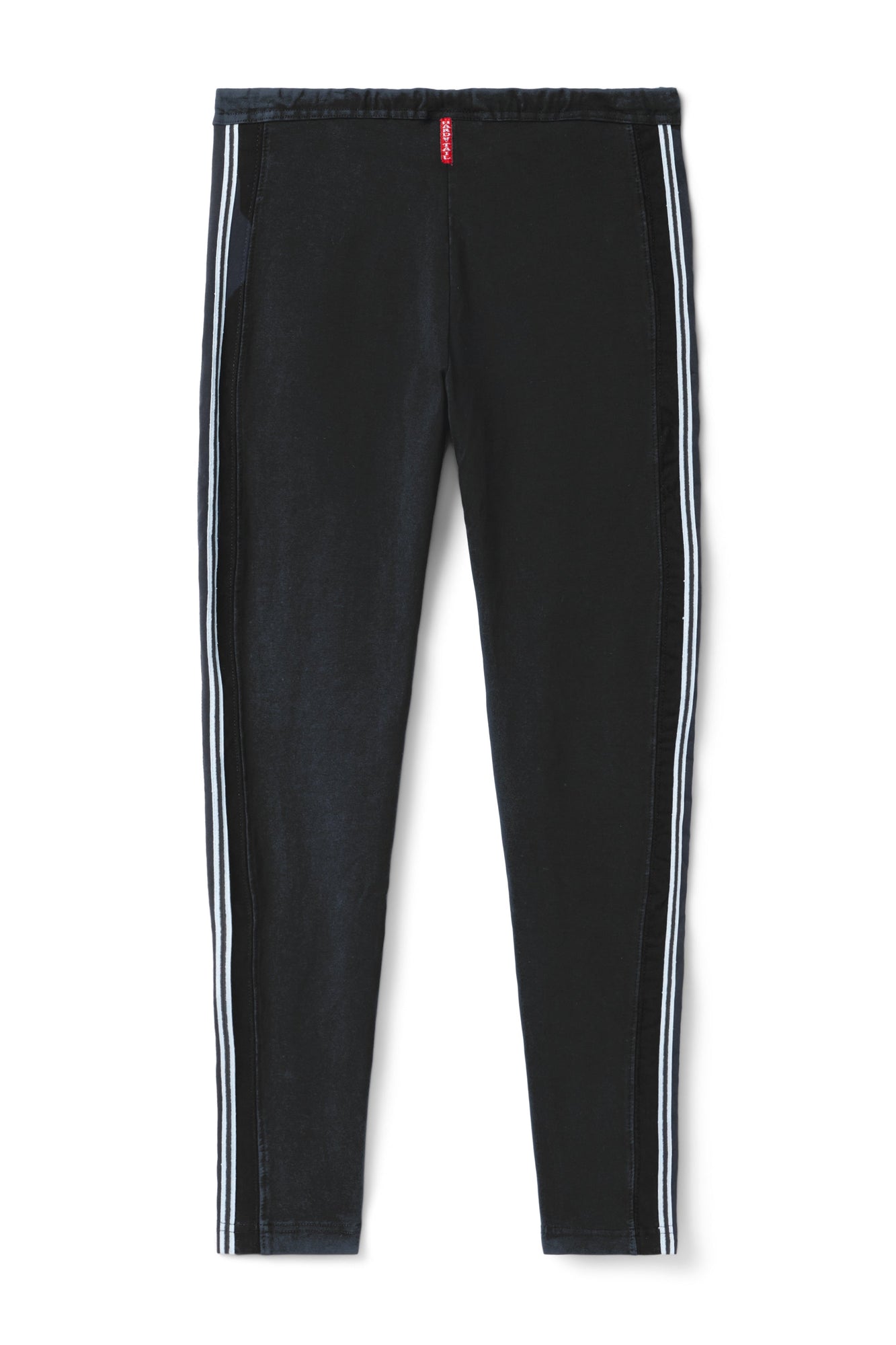 Women | Vintage Side Stripe Drawstring Legging | Black