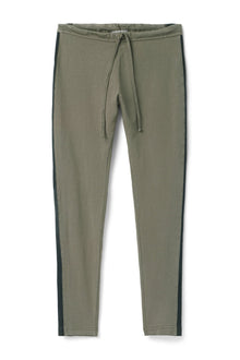 Women | Vintage Side Stripe Drawstring Legging | Olive