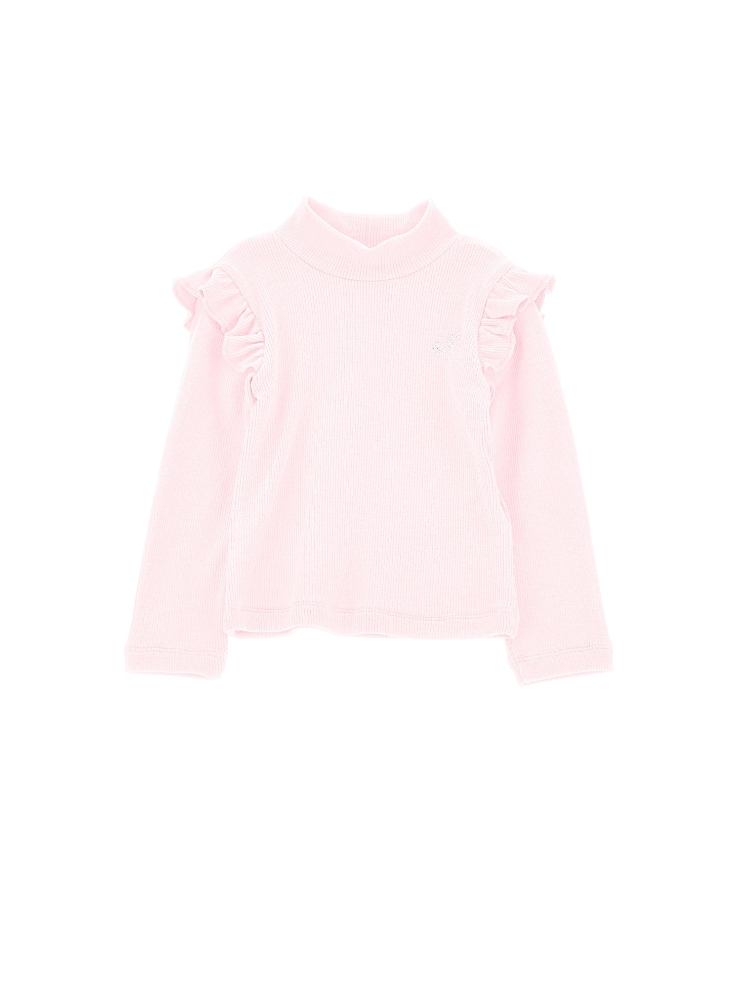 Girls | Viscose Turtleneck | Antique Pink