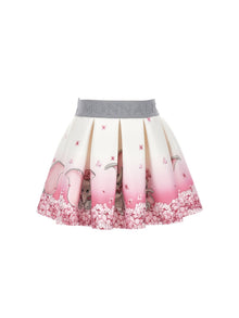 Girls | Dumbo Neoprene Skirt | Cream/FairyTale