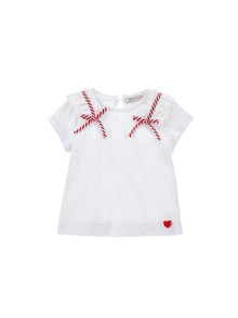 Girls | Sangallo Jersey T-Shirt | White