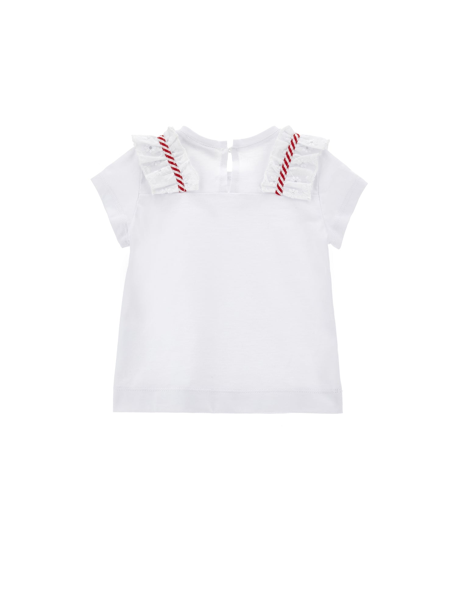 Girls | Sangallo Jersey T-Shirt | White