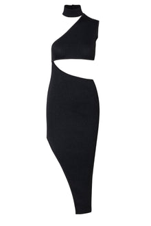 Takara Midi Dress | Onyx