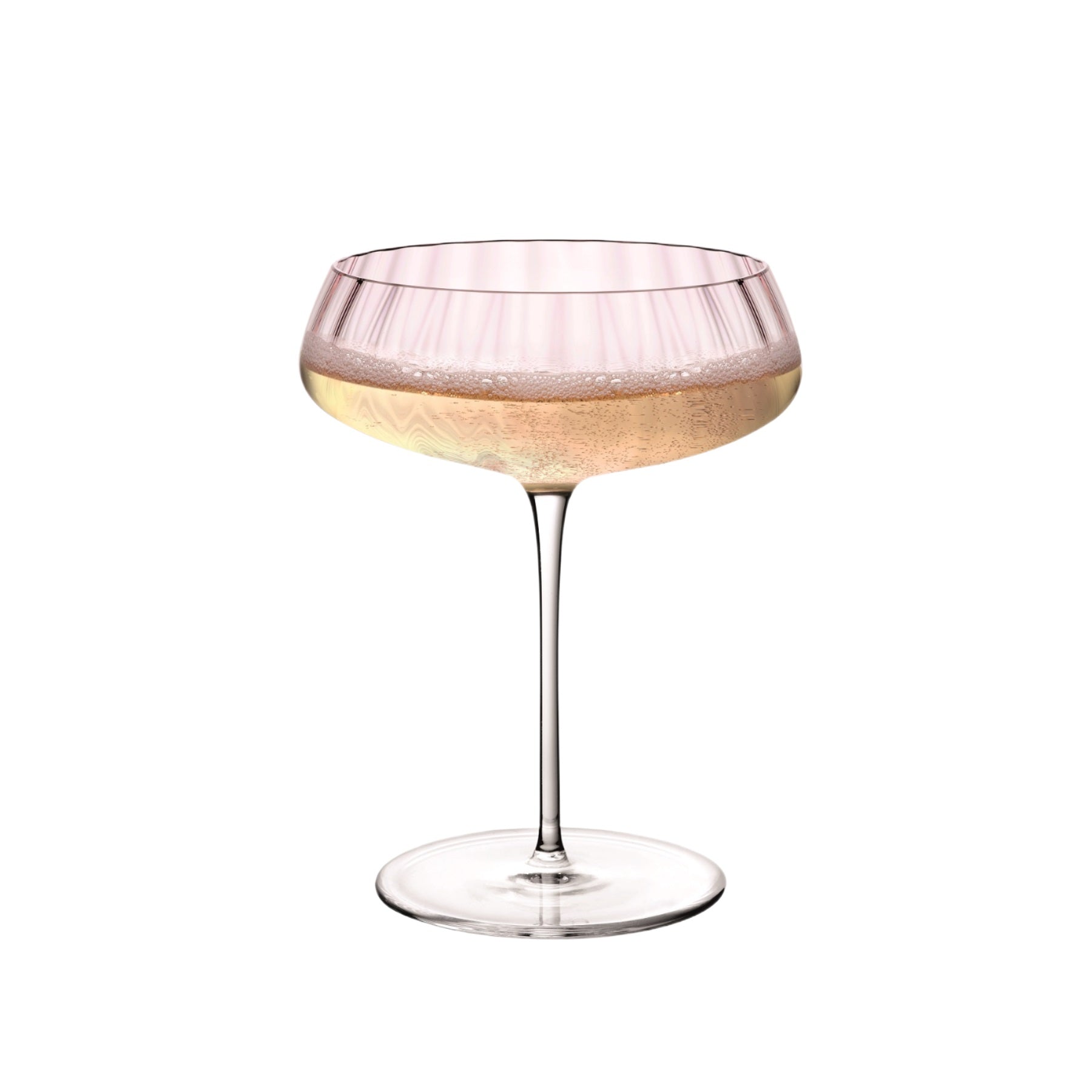 Round Up Coupe Glasses | Dusty Rose | Set of 2