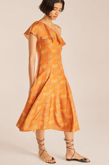 Isabelle Dress | Isabelle Fleur Burnt Orange Combo