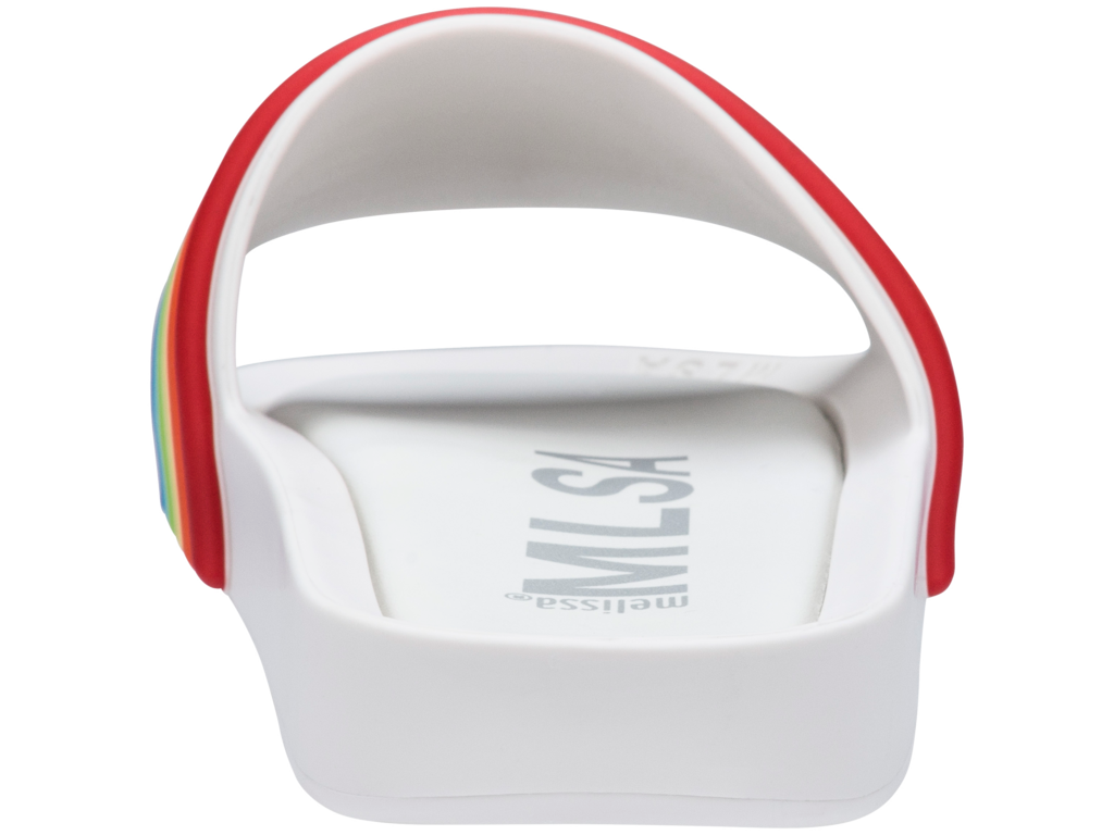 Womens | Beach 3DB Rainbow Slide | White Rainbow