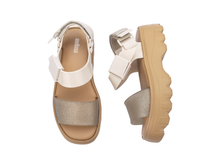 Womens | Kick Off Sandal | Beige/Glitter