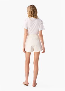 Mattea Cotton Tee | White
