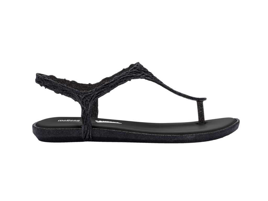 Womens | Campana Flow Sandal | Black Glitter