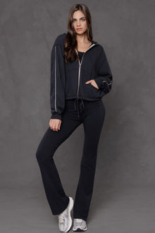 Women | Rolldown Bootleg Flare Pant | Charcoal/Jet