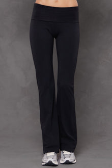 Women | Rolldown Bootleg Flare Pant | Charcoal/Jet