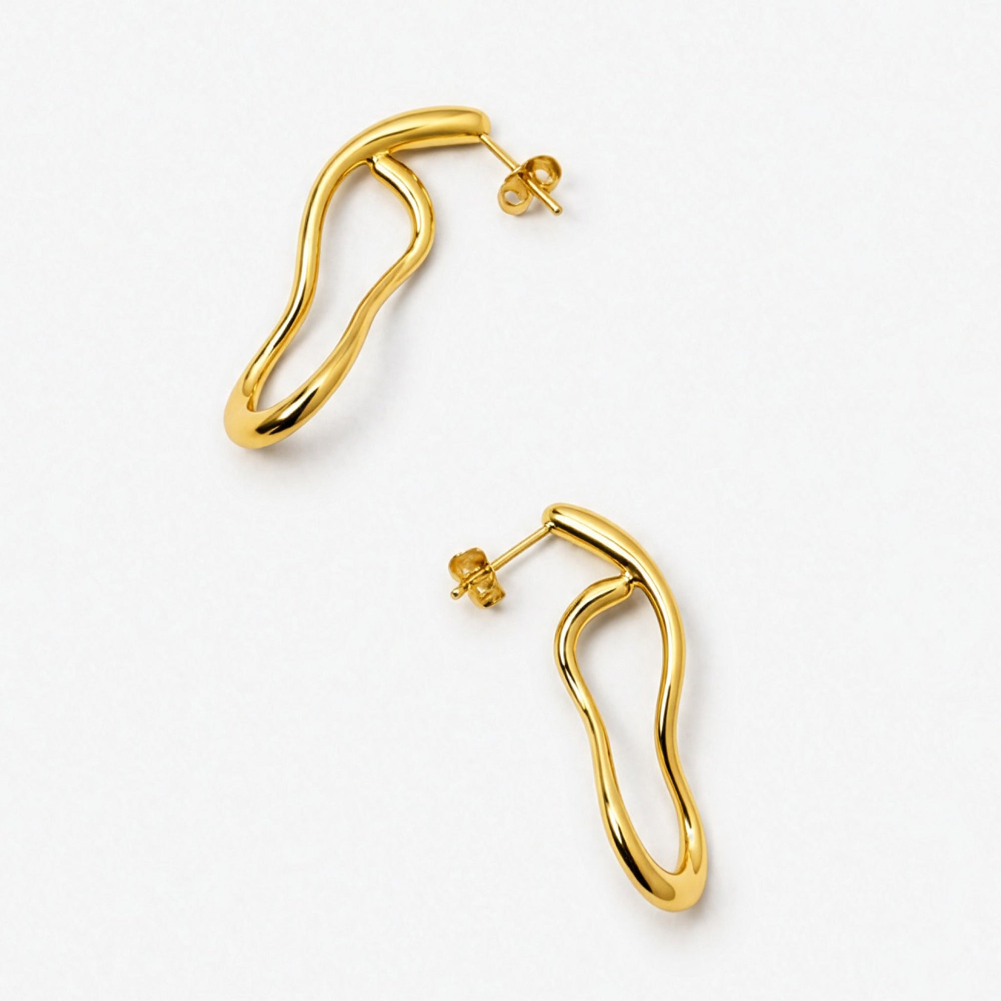Path Earrings | 18K Gold Plated on Brass