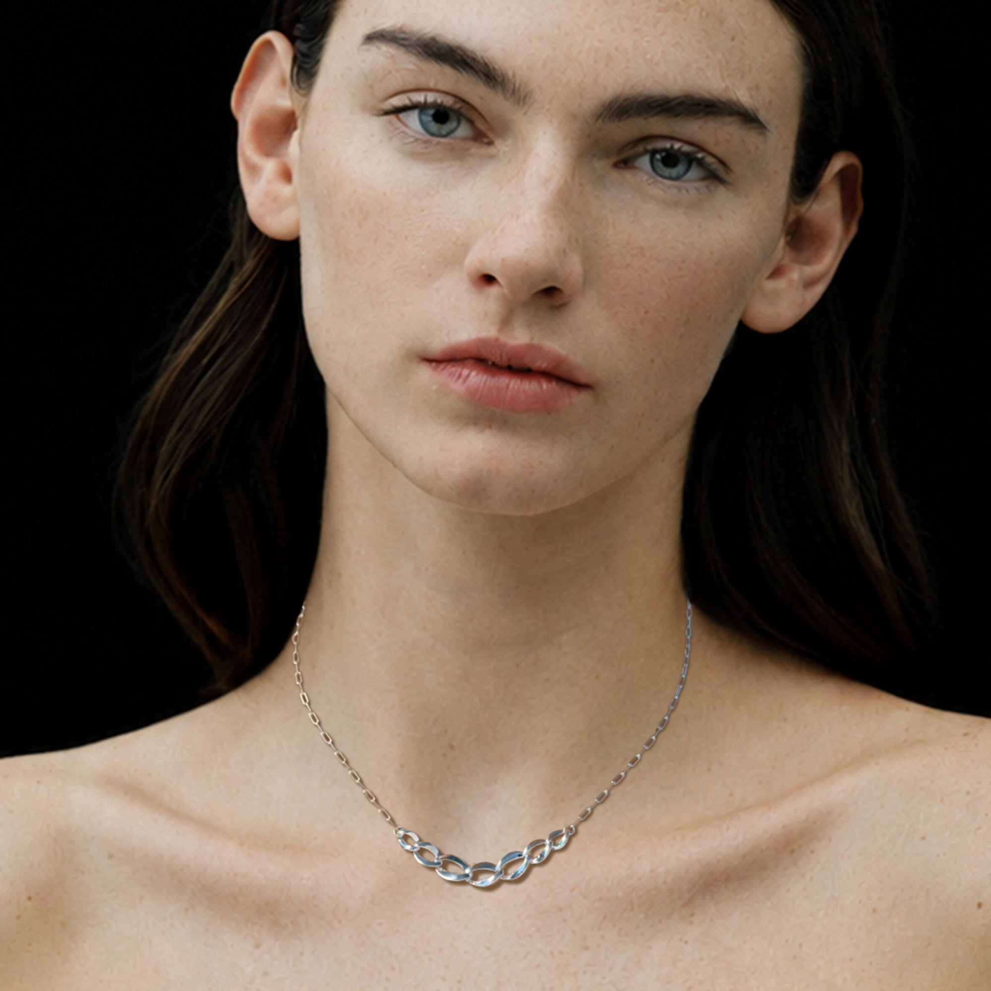 Loop Necklace | Sterling Silver