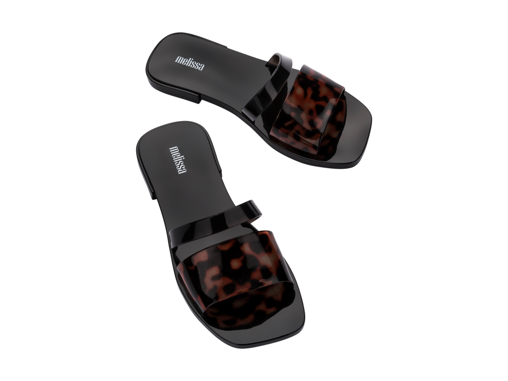 Womens | Ivy II Slide | Black/Tortoiseshell