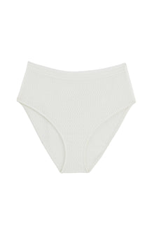 Kaia High Waist Brief | Ivory