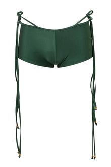 Jelena Bikini Shorts | Obsidian Green