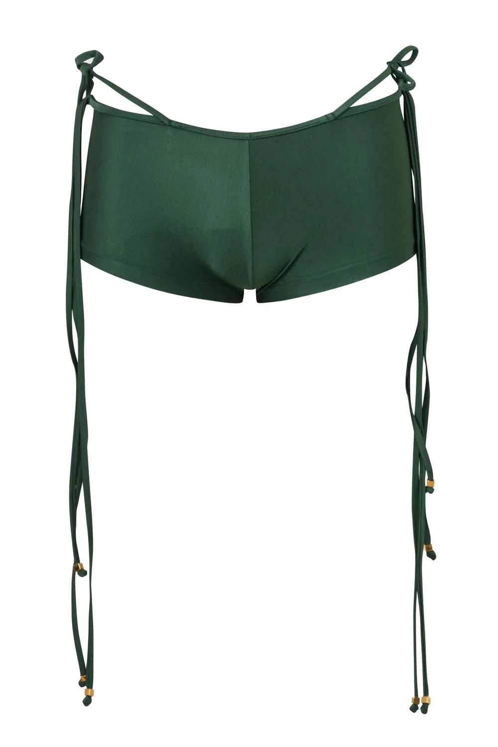 Jelena Bikini Shorts | Obsidian Green