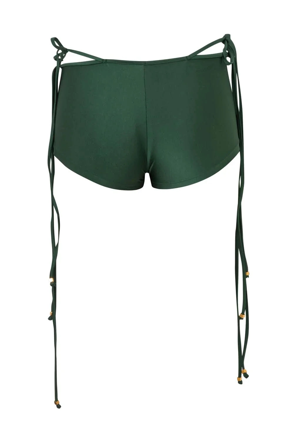 Jelena Bikini Shorts | Obsidian Green