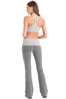 Women | Double V Sport Bra | Heather Gray