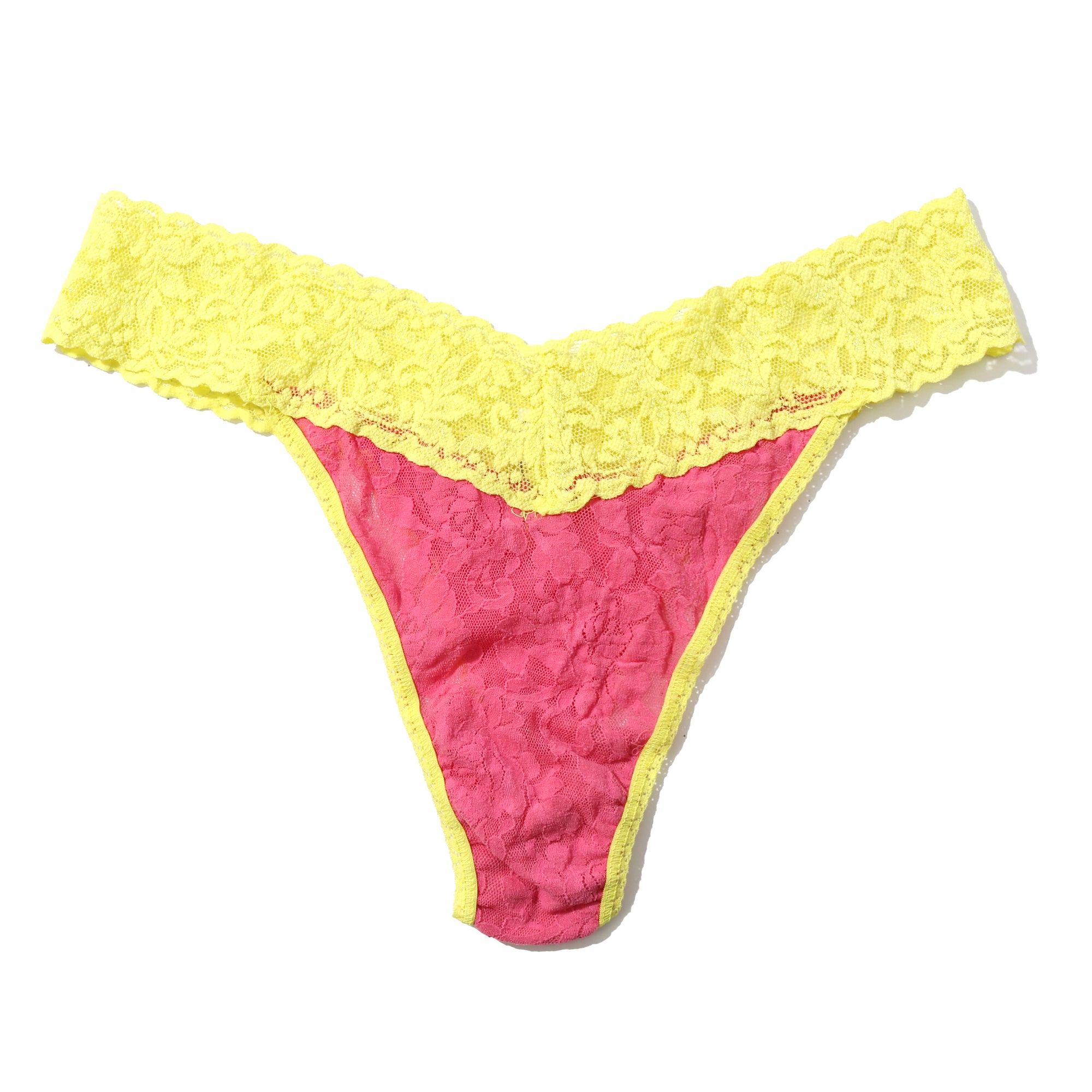 Signature Lace Original Rise Thong | Srup/Cpuy