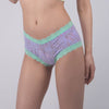 Signature Lace Boyshort | Lavender Sachet/Tulum Green