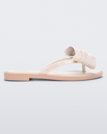 Womens | Slim V Flip Flop | Beige/Beige