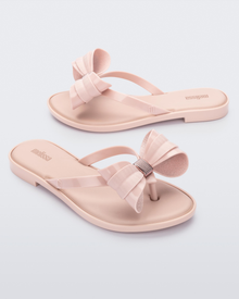Womens | Slim V Flip Flop | Pink/Glitter Pink