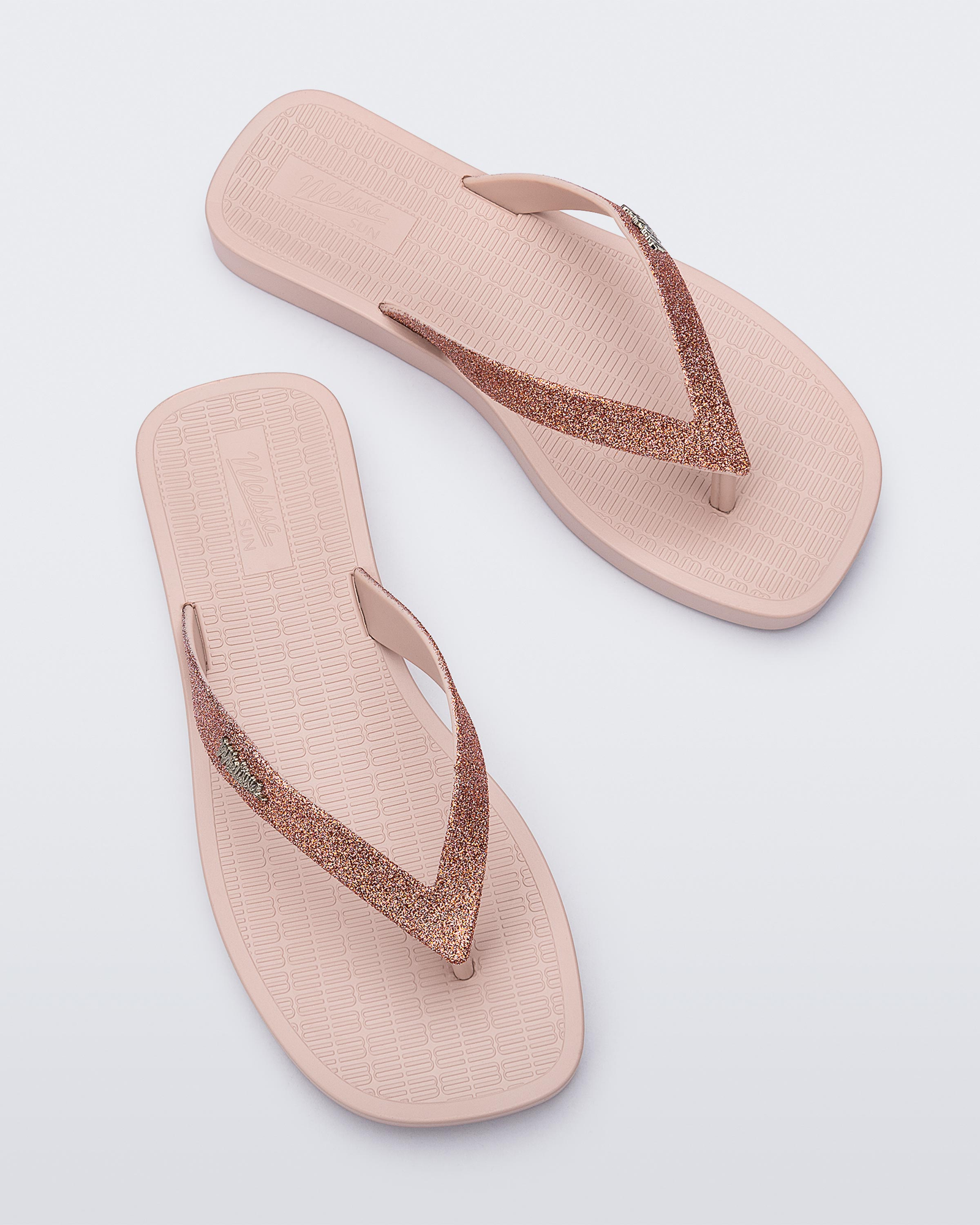 Womens | Sun Long Beach II Flip Flop | Light Pink/Glitter Pink