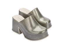 Womens | Mia Heel | Golden Glitter Glass