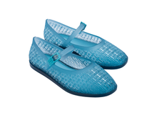 Womens | Harper Ballerina | Transparent Blue
