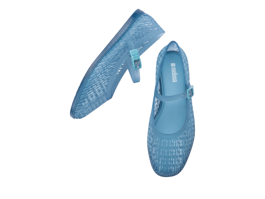 Womens | Harper Ballerina | Transparent Blue