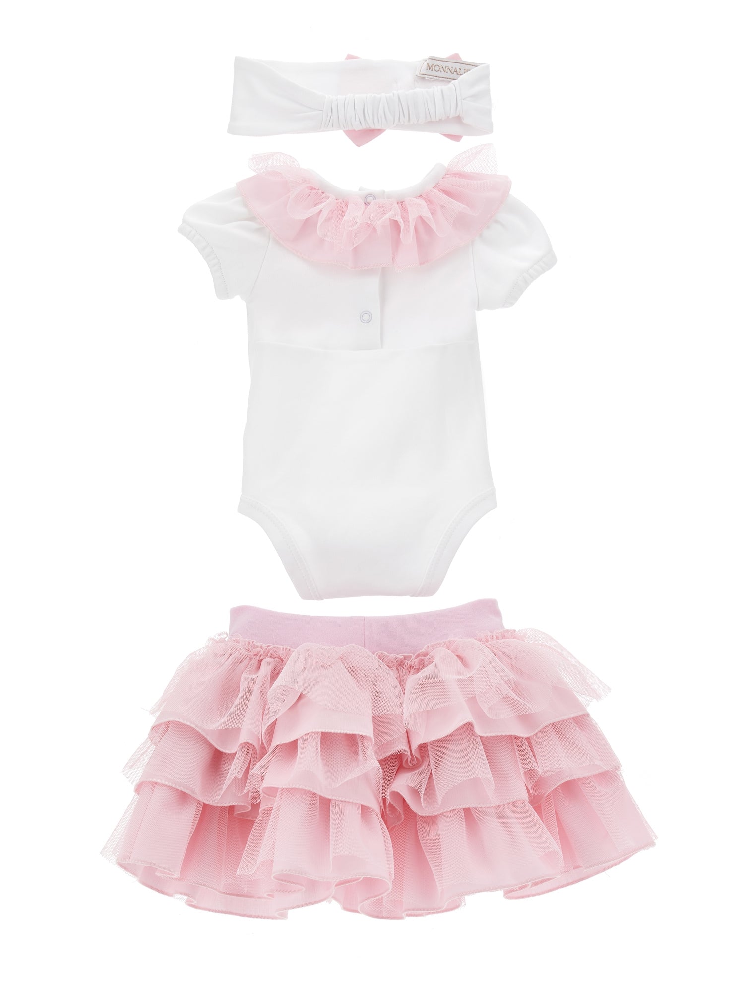 Girls | Skirt Set With Accessories | White/FairyTale Pink