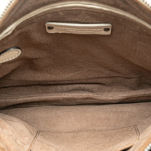 Bottega Veneta | Pre-Owned Nappa Intrecciato Check Grommet Palio Crossbody | White/Black