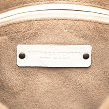 Bottega Veneta | Pre-Owned Nappa Intrecciato Check Grommet Palio Crossbody | White/Black