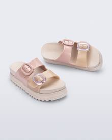 Womens | Cozy Platform | Beige/Pink