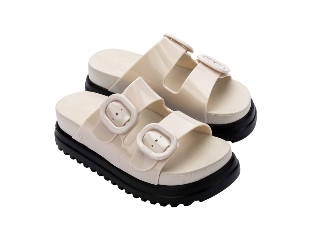 Womens | Cozy Platform | Black/Beige