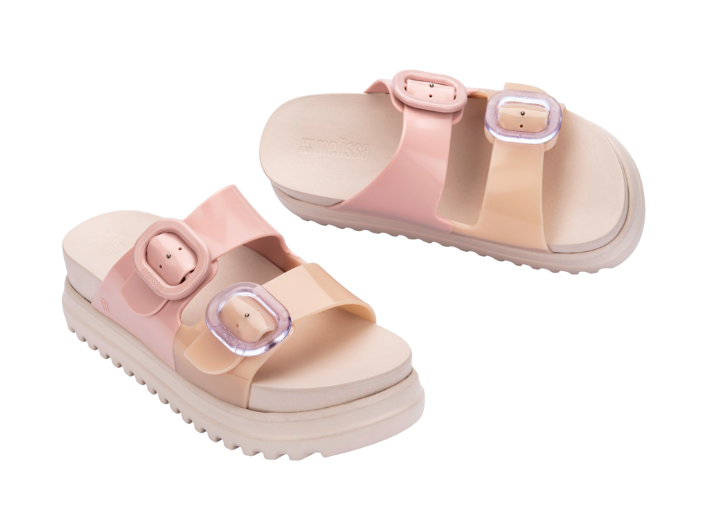Womens | Cozy Platform | Beige/Pink