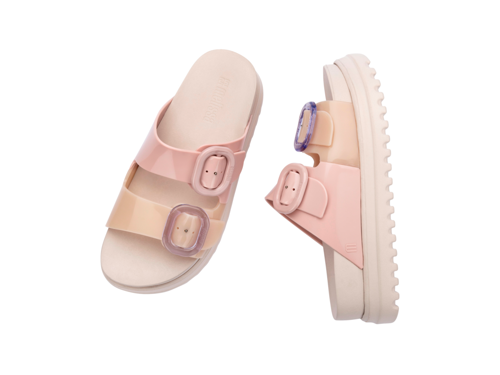 Womens | Cozy Platform | Beige/Pink