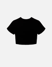 Womens | Cropped 60s Slim Tee | Black