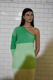 Leaves Maxi Dress | Pistachio Cream