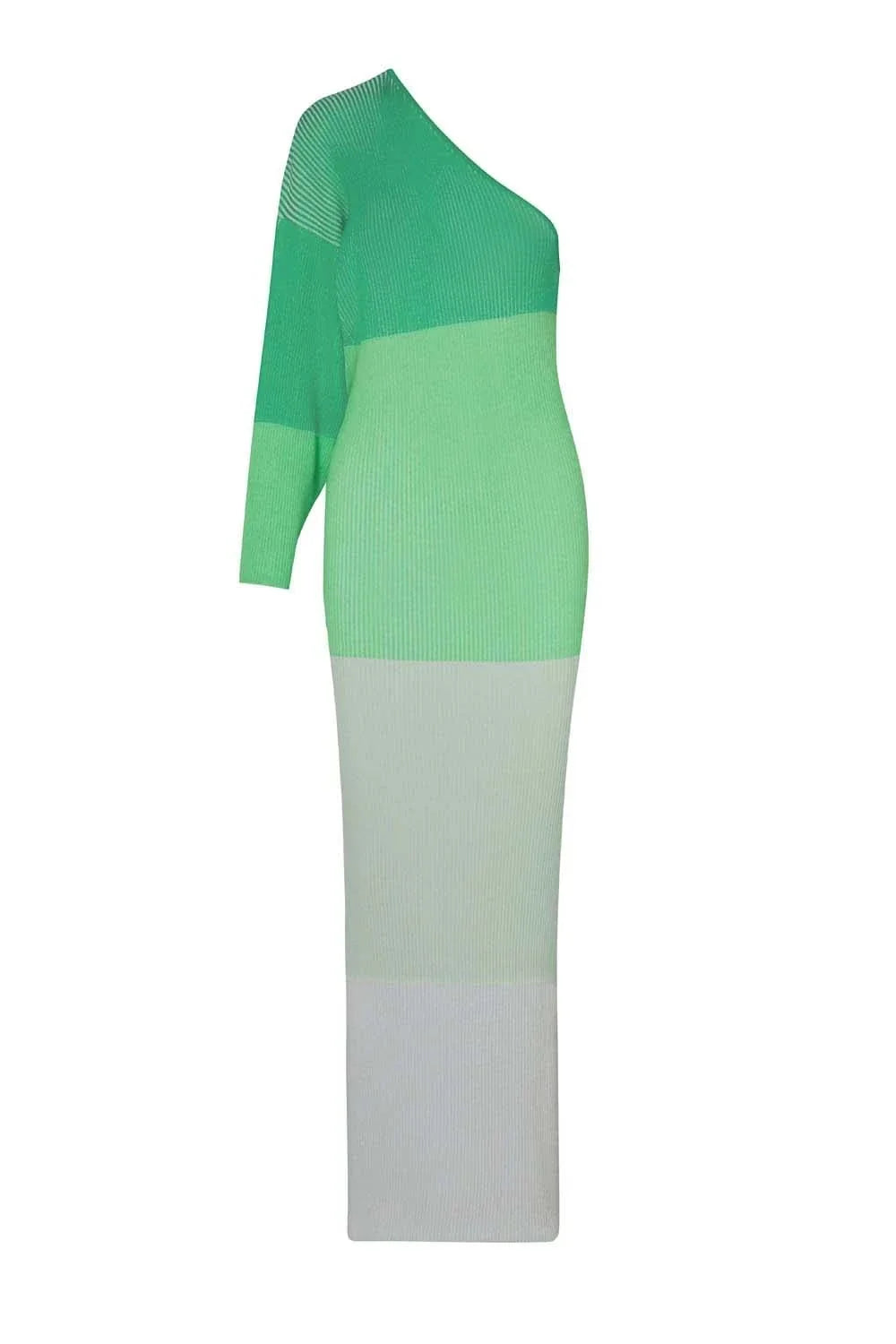 Leaves Maxi Dress | Pistachio Cream