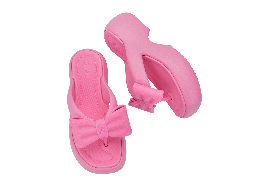 Womens | Free Fuzzy Bow Platform | Pink